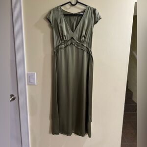 Reformation Kaye Silk Dress